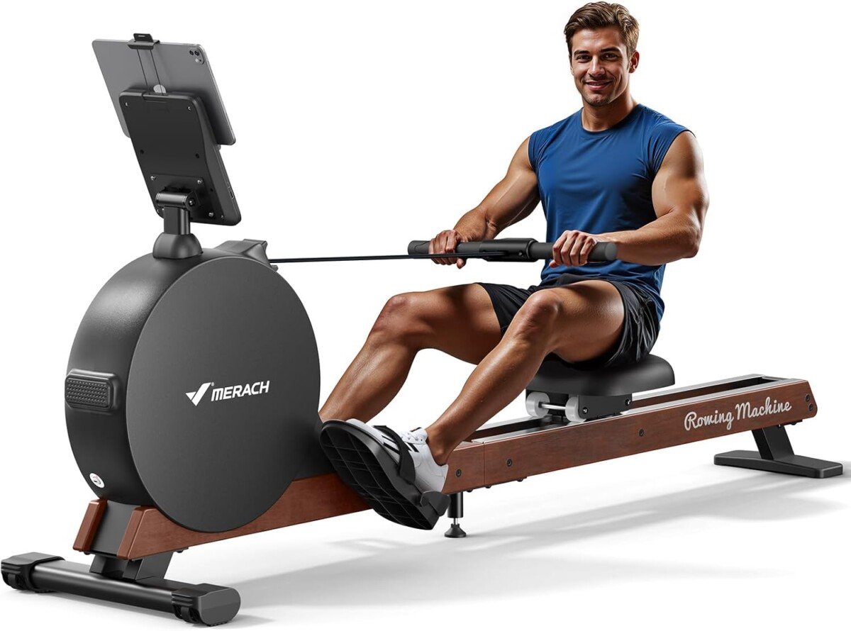 MERACH Pro-Grade Rowing Machine best rowing machine for beginners