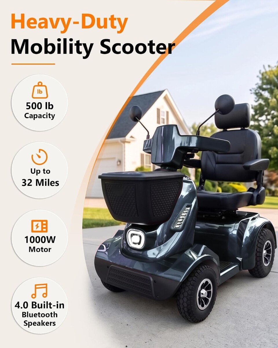 Ecomobi Outdoor Heavy Duty Mobility Scooter1 Ecomobi Outdoor Heavy Duty Mobility Scooter1
